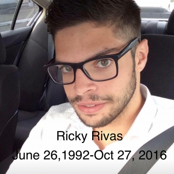 Ricky Rivas06/26/92 &#8211; 10/27/16