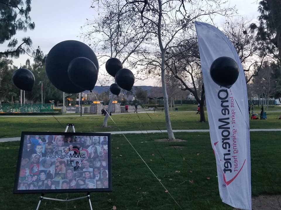 Black Balloon Day March 6, 2018 Not One More